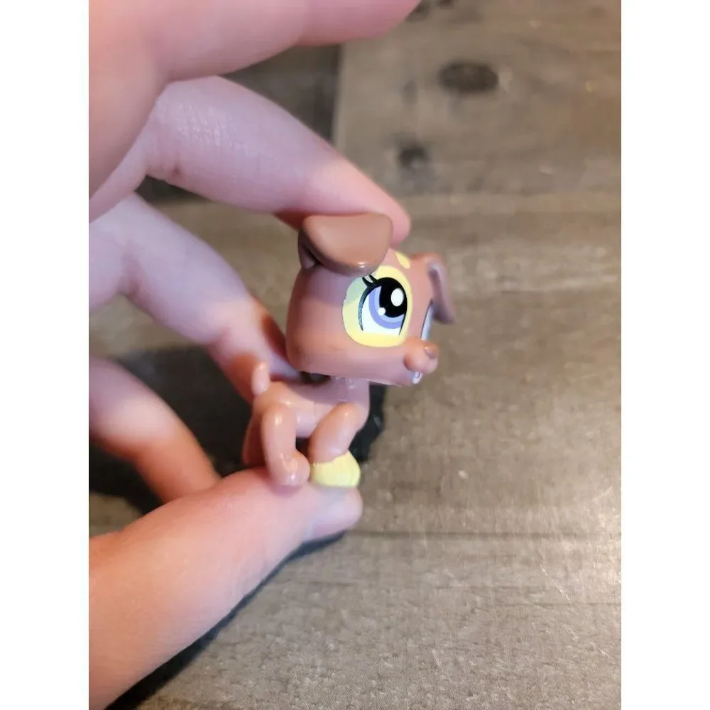LPS littlest pet shop brown‎ dog hasbro toy figure